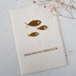 Polnische Einladungskarte zur Kommunion