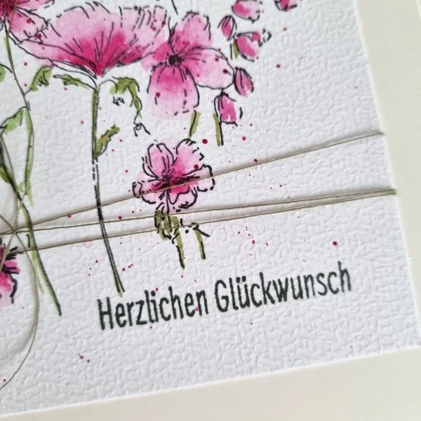 Grußkarte "Herzlichen Glückwunsch" 87