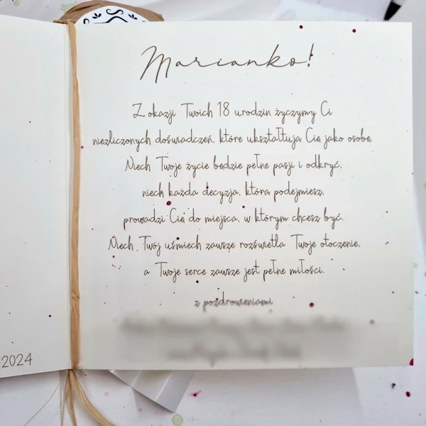 Grußkarte, Wunschkarte 18_003