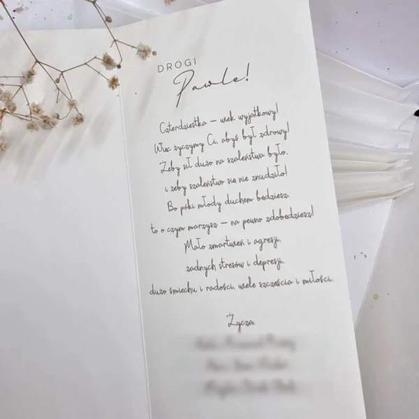 Grußkarte, Wunschkarte 40_03