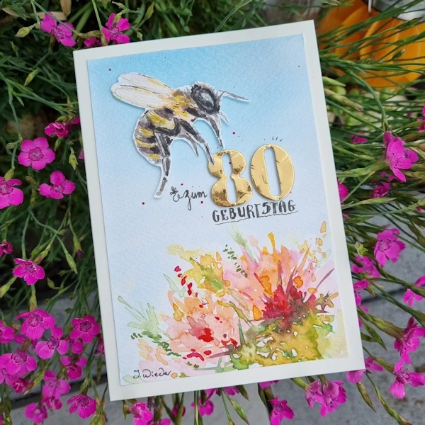 Grußkarte, Wunschkarte 80_01