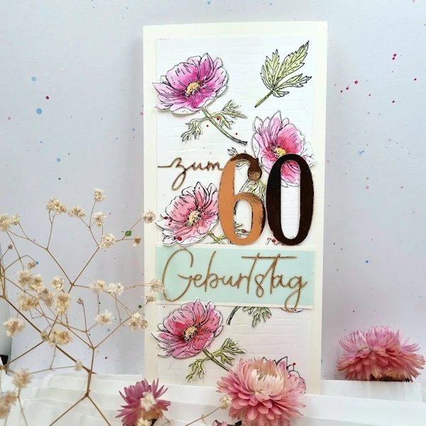 Grußkarte, Wunschkarte KWun 60_001