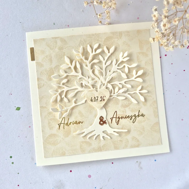 Herz, Familienbaum, Baum, Personalisierung, Gold